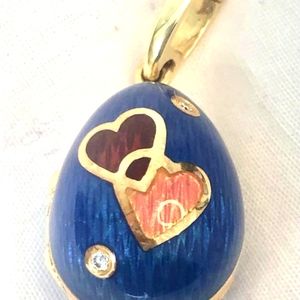 Faberge egg charm